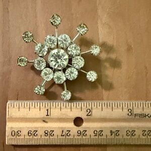 Sparkling Crystal Brooch